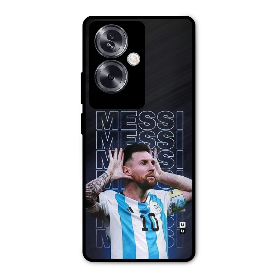 The Football Genius Metal Back Case for Oppo A79 5G
