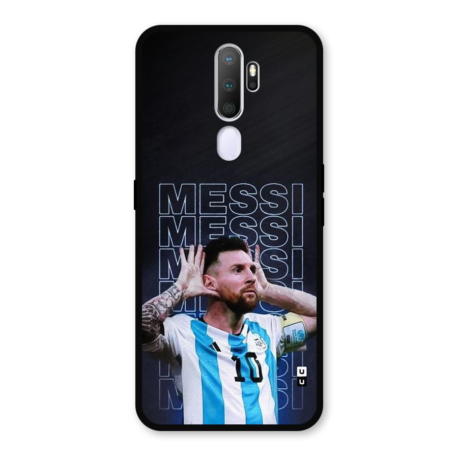 The Football Genius Metal Back Case for Oppo A9 (2020)