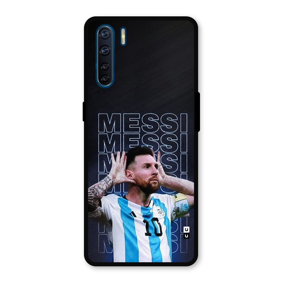 The Football Genius Metal Back Case for Oppo F15