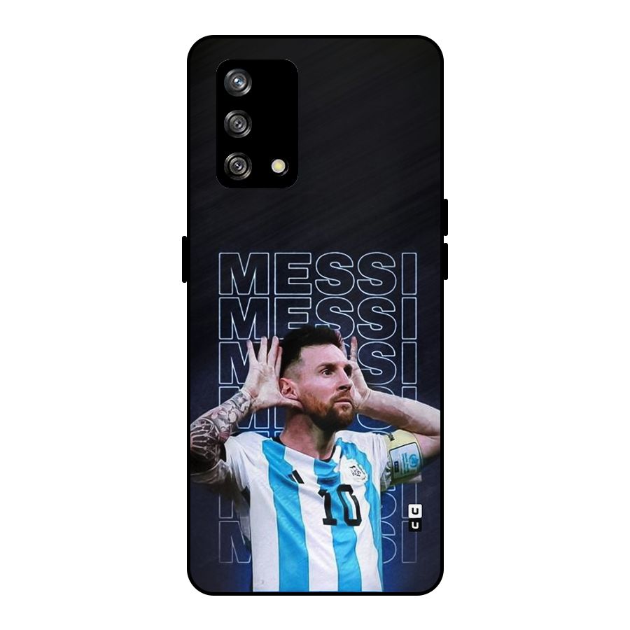 The Football Genius Metal Back Case for Oppo F19