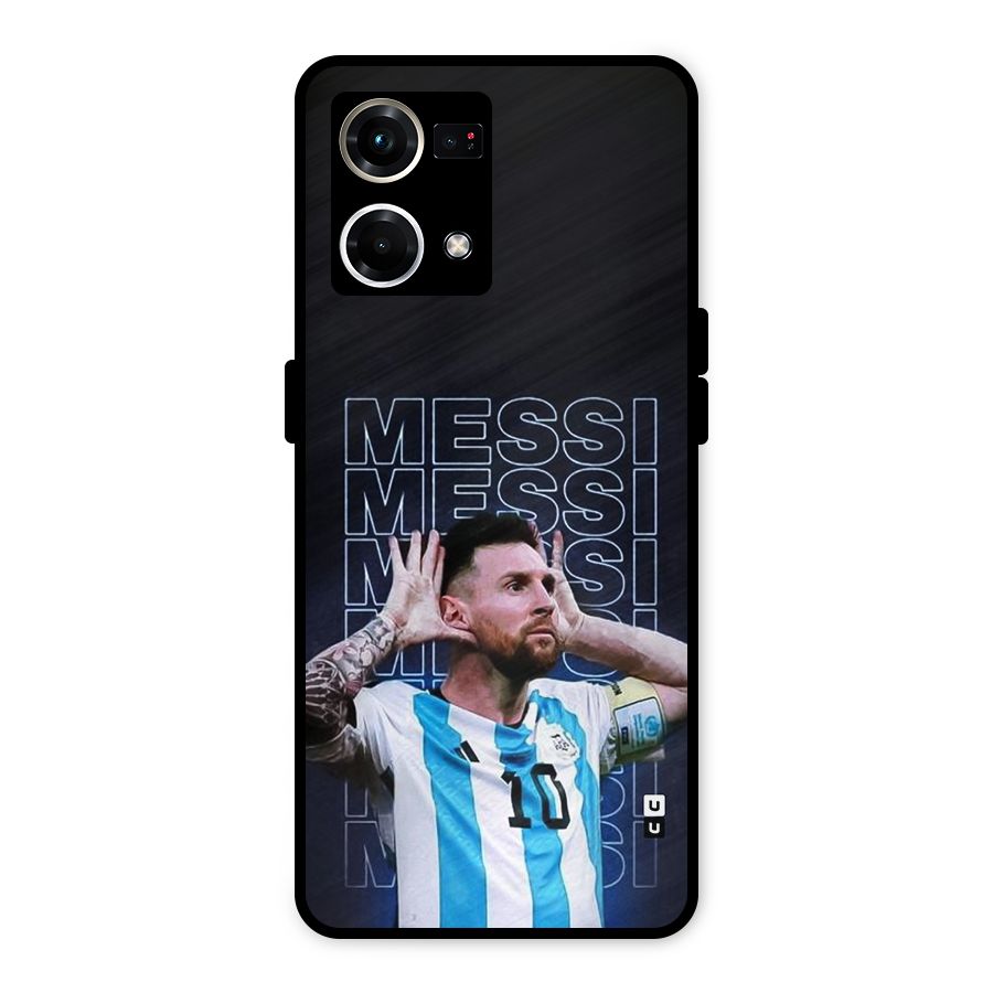 The Football Genius Metal Back Case for Oppo F21 Pro 4G