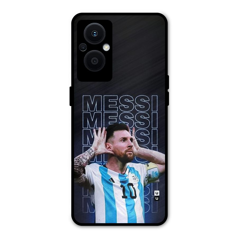 The Football Genius Metal Back Case for Oppo F21 Pro 5G
