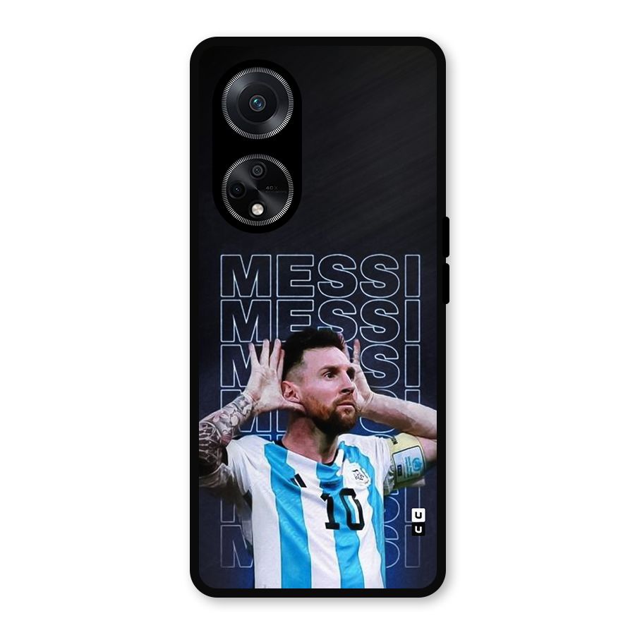 The Football Genius Metal Back Case for Oppo F23