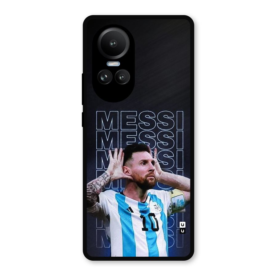 The Football Genius Metal Back Case for Oppo Reno10 Pro