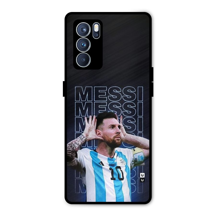 The Football Genius Metal Back Case for Oppo Reno6 Pro 5G