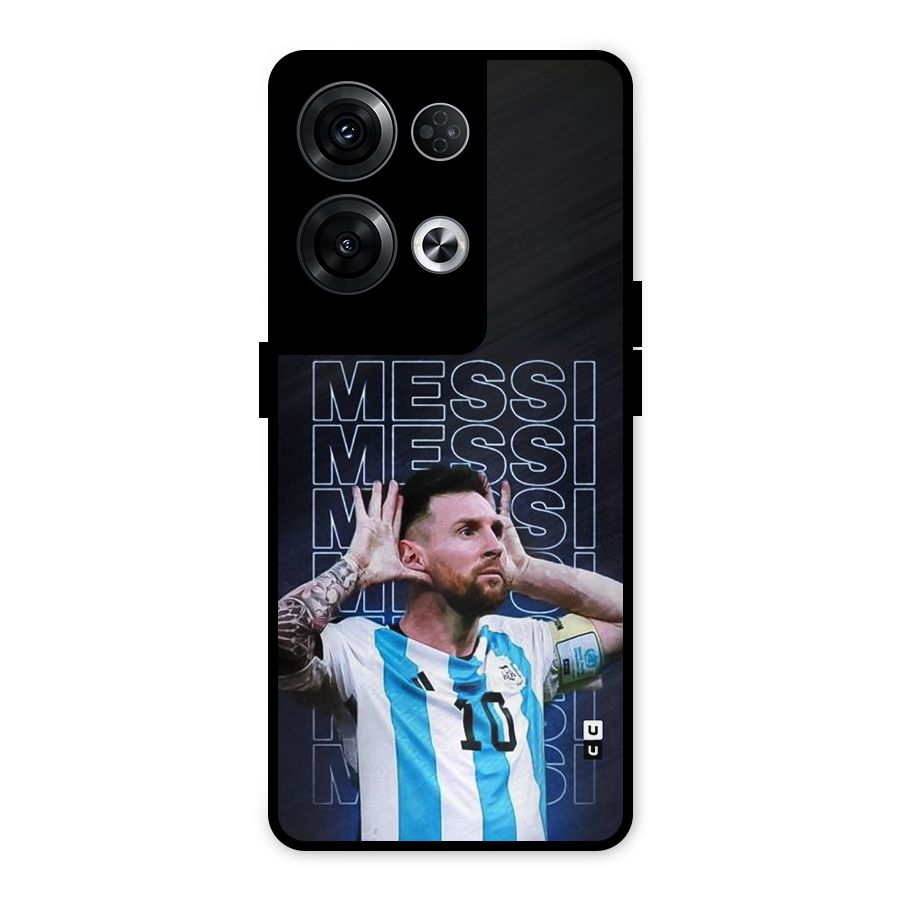 The Football Genius Metal Back Case for Oppo Reno8 Pro 5G