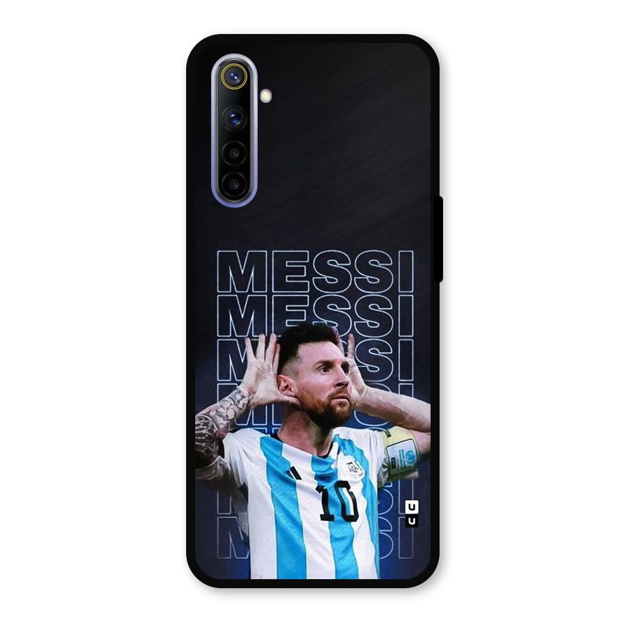 The Football Genius Metal Back Case for Realme 6i
