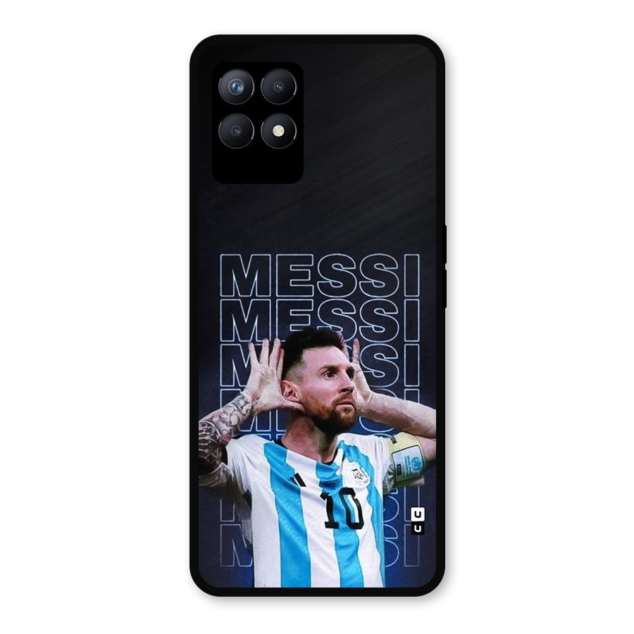 The Football Genius Metal Back Case for Realme 8i