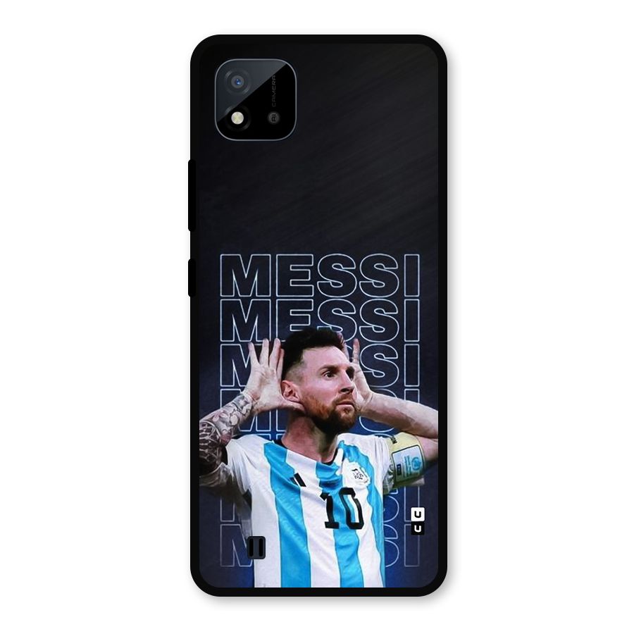 The Football Genius Metal Back Case for Realme C11 2021
