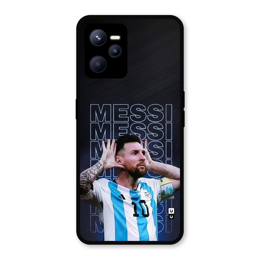 The Football Genius Metal Back Case for Realme C35