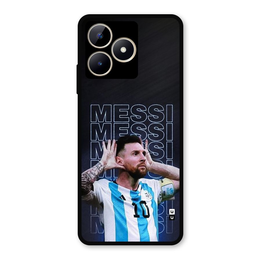 The Football Genius Metal Back Case for Realme C53