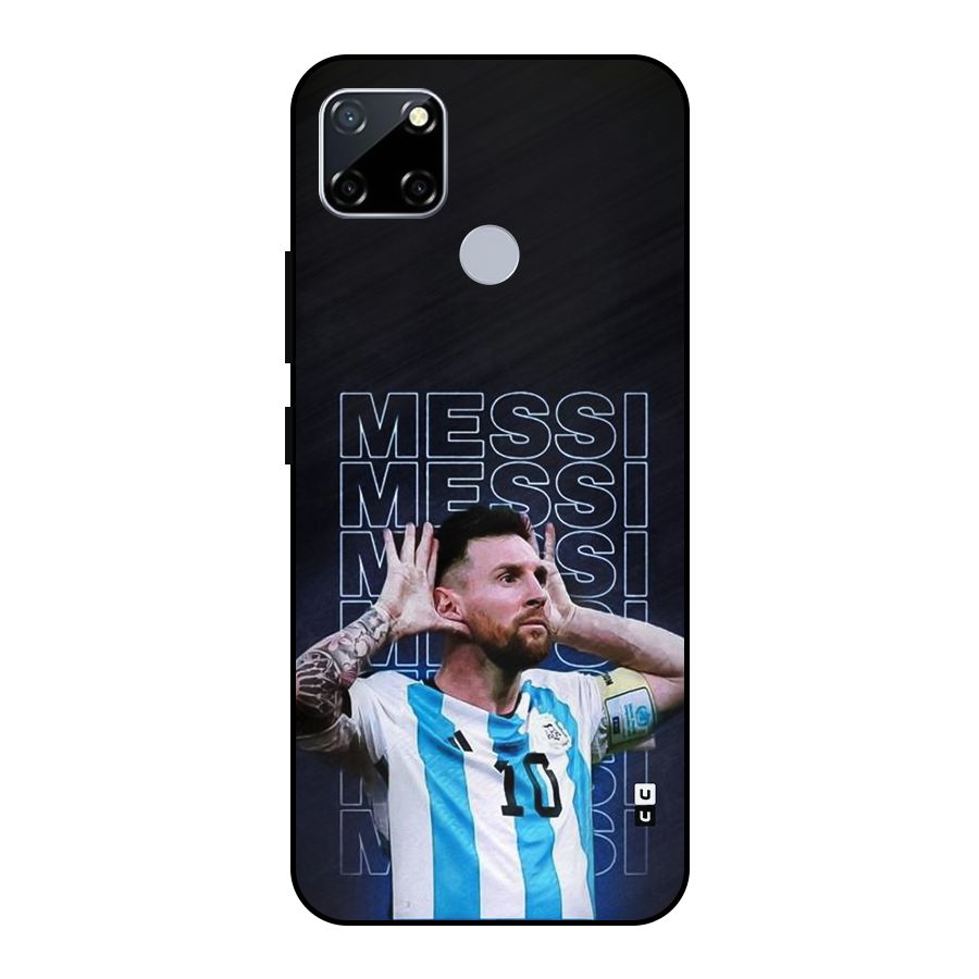 The Football Genius Metal Back Case for Realme Narzo 20