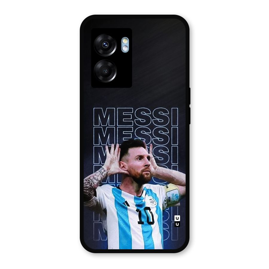The Football Genius Metal Back Case for Realme Narzo 50 5G