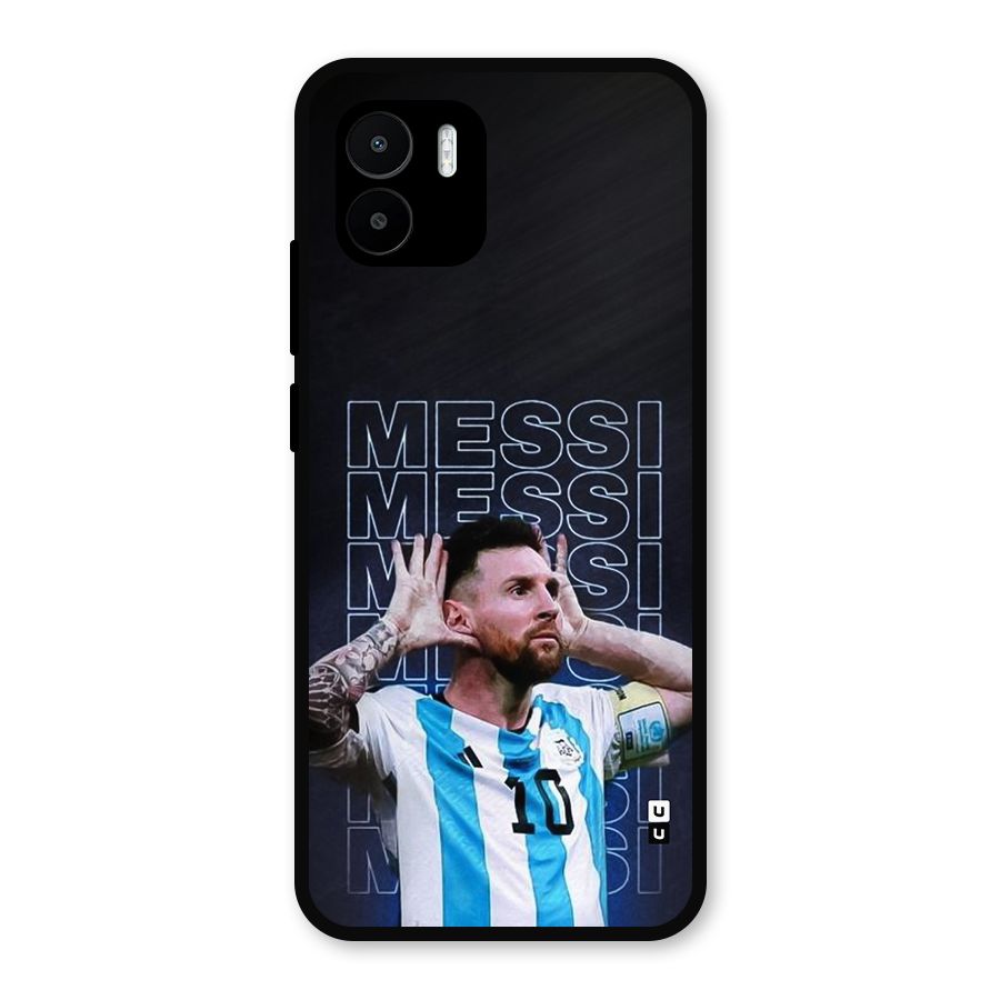 The Football Genius Metal Back Case for Redmi A2