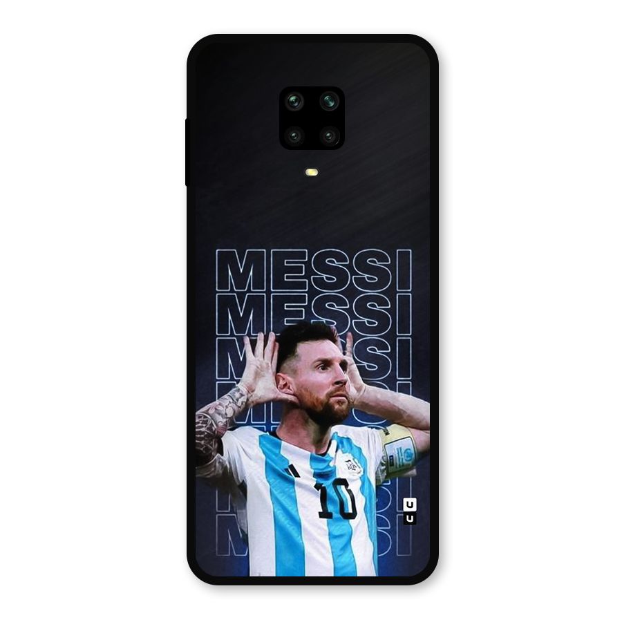 The Football Genius Metal Back Case for Redmi Note 10 Lite