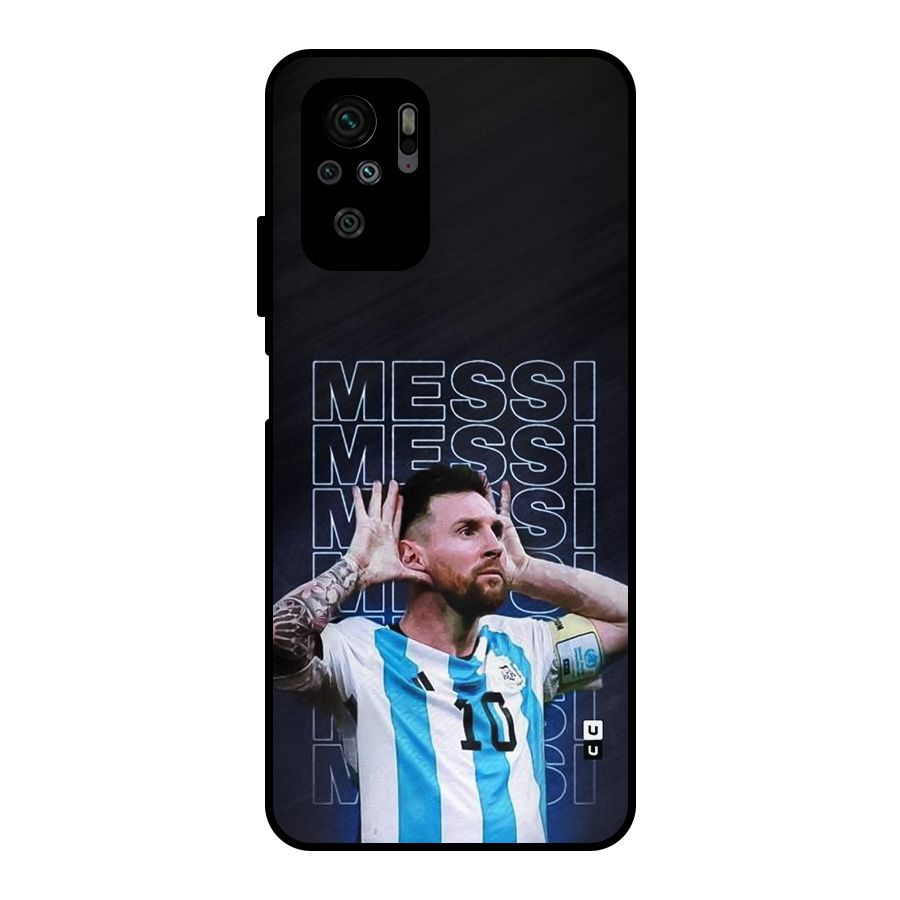 The Football Genius Metal Back Case for Redmi Note 11 SE