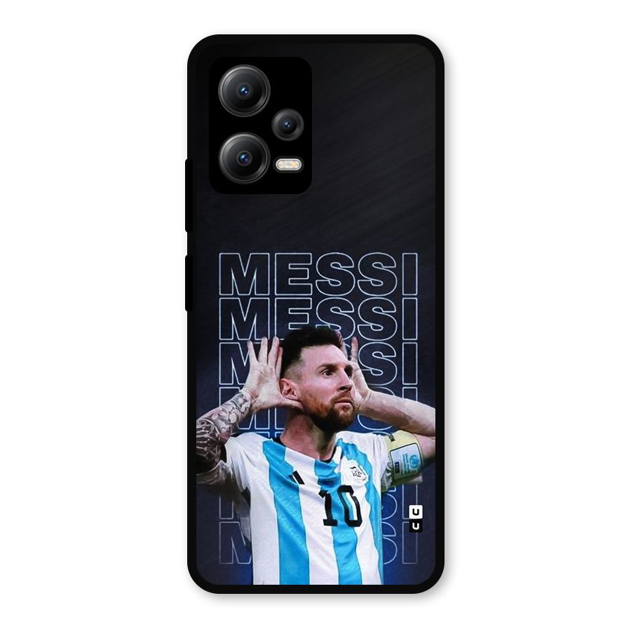 The Football Genius Metal Back Case for Redmi Note 12 5G