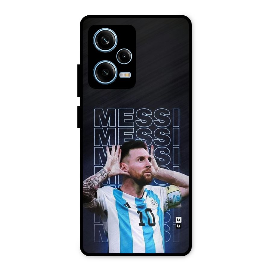 The Football Genius Metal Back Case for Redmi Note 12 Pro