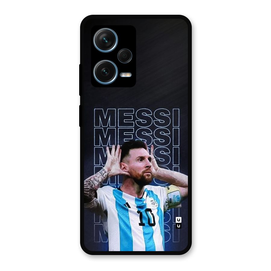The Football Genius Metal Back Case for Redmi Note 12 Pro Plus 5G