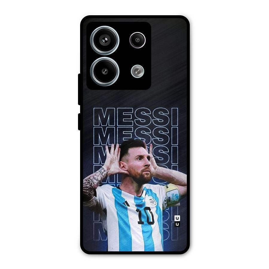 The Football Genius Metal Back Case for Redmi Note 13 Pro 5G