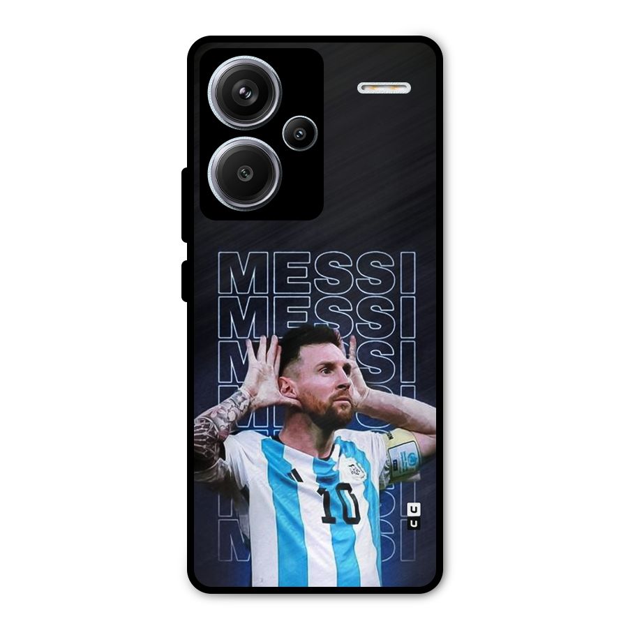 The Football Genius Metal Back Case for Redmi Note 13 Pro Plus