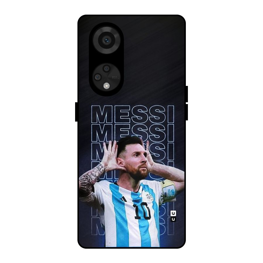 The Football Genius Metal Back Case for Reno8 T 5G