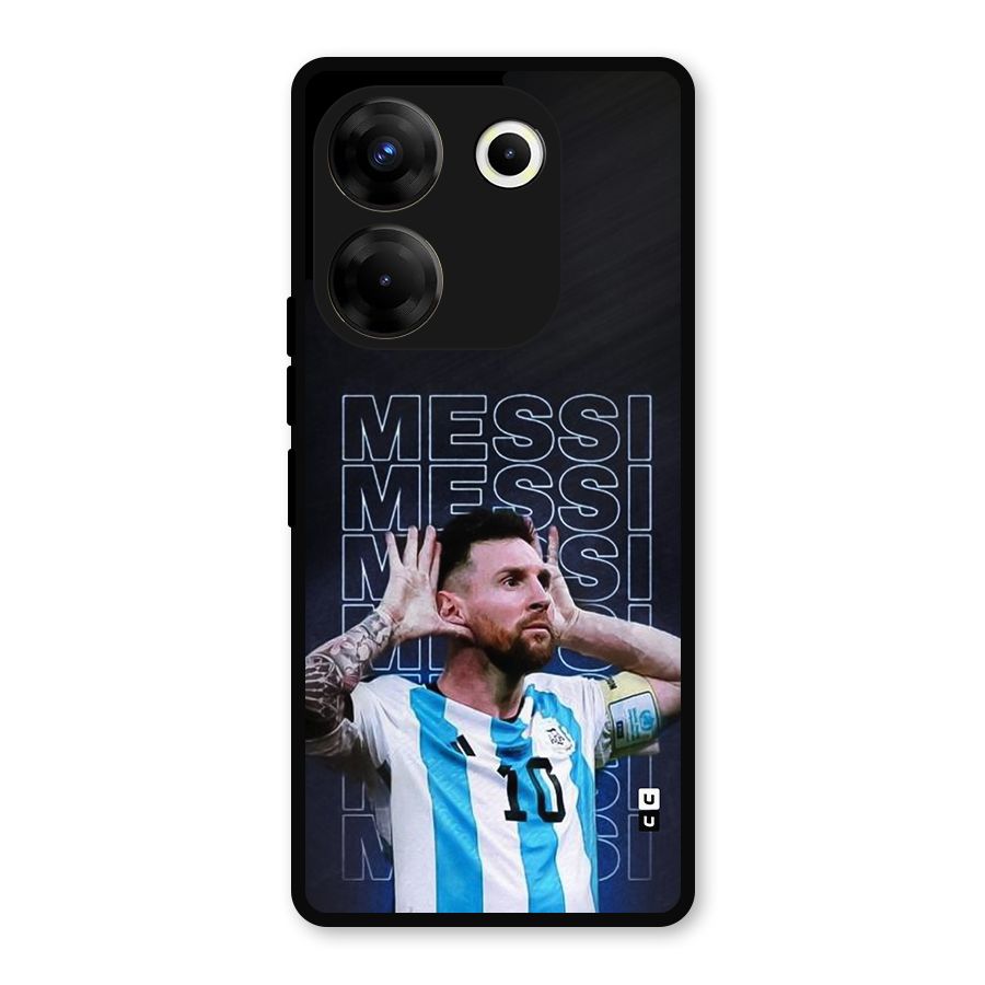 The Football Genius Metal Back Case for Tecno Camon 20