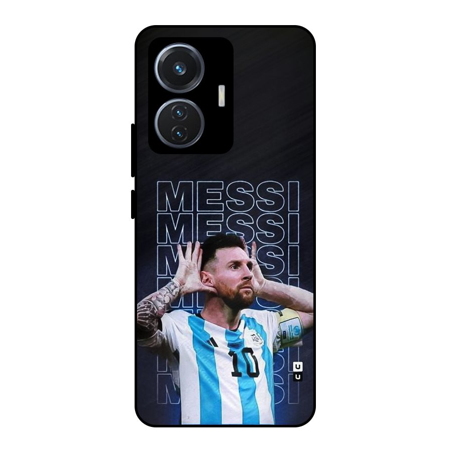 The Football Genius Metal Back Case for Vivo T1 44W
