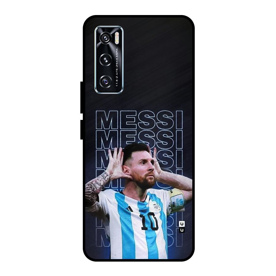 The Football Genius Metal Back Case for Vivo V20 SE