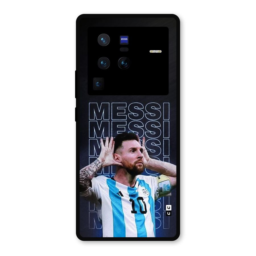 The Football Genius Metal Back Case for Vivo X80 Pro