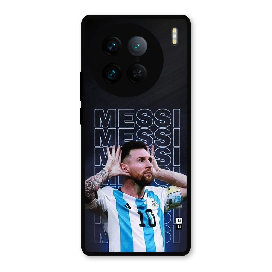 The Football Genius Metal Back Case for Vivo X90 Pro