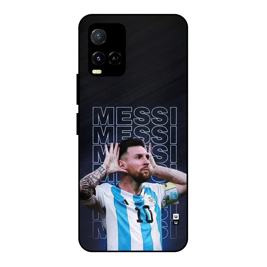 The Football Genius Metal Back Case for Vivo Y21G
