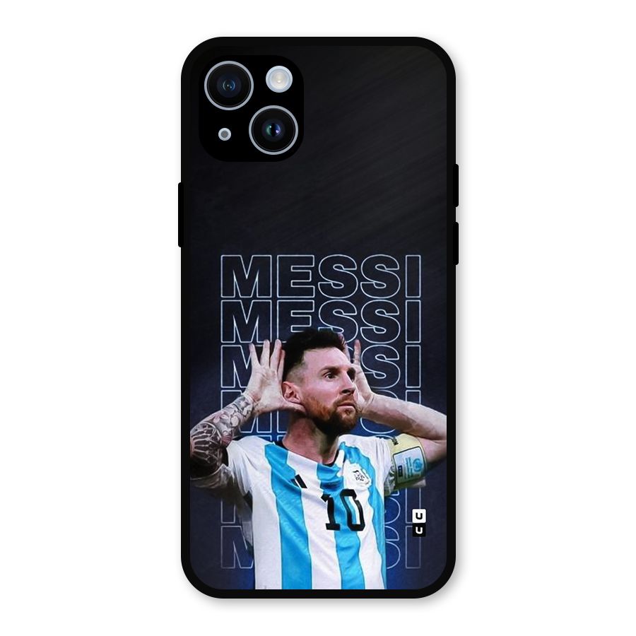 The Football Genius Metal Back Case for iPhone 14