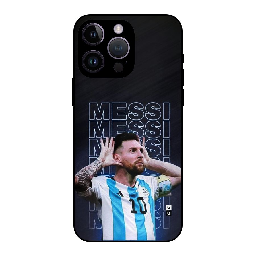 The Football Genius Metal Back Case for iPhone 14 Pro Max