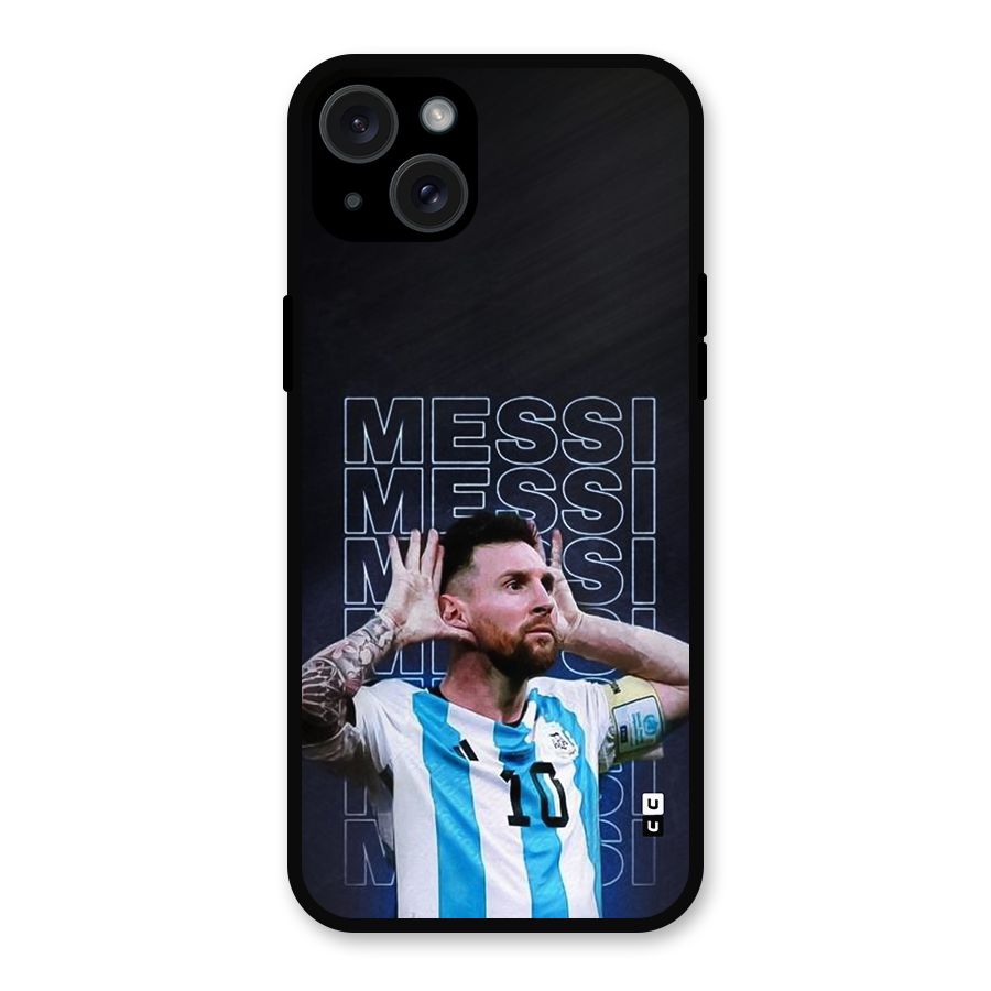 The Football Genius Metal Back Case for iPhone 15 Plus