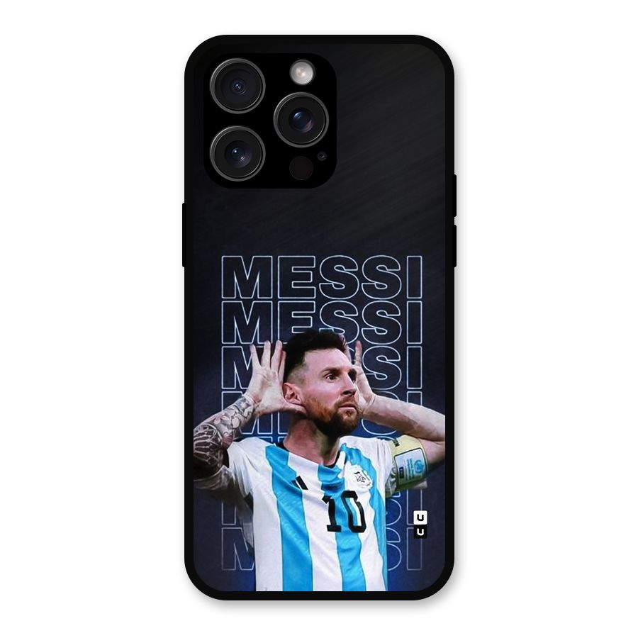 The Football Genius Metal Back Case for iPhone 15 Pro Max