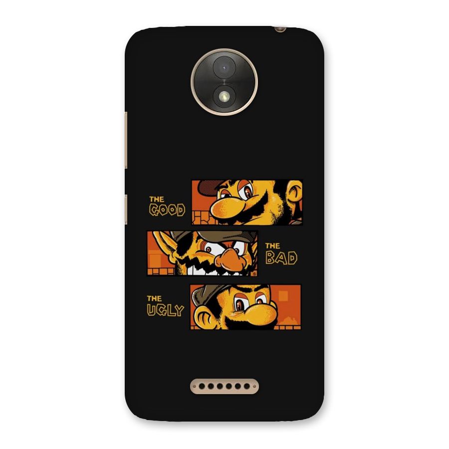 The Good Bad Ugly Back Case for Moto C Plus