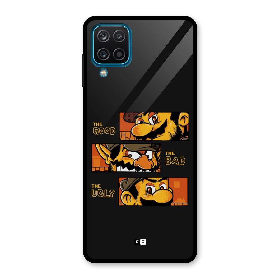 The Good Bad Ugly Glass Back Case for Galaxy A12