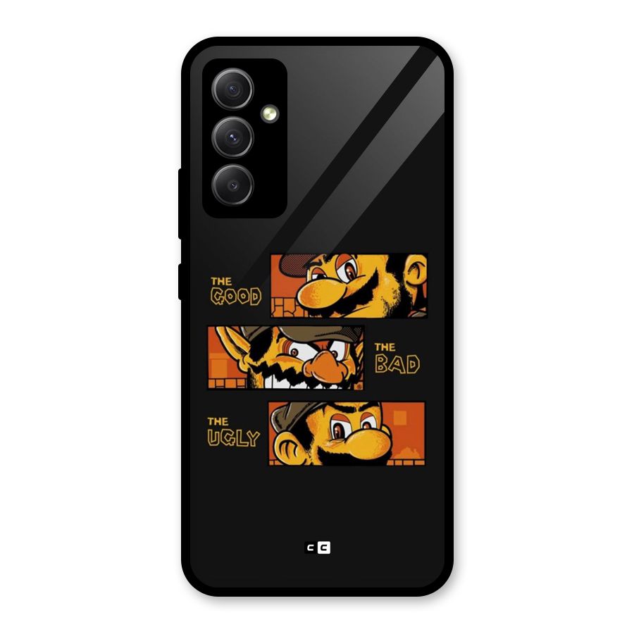 The Good Bad Ugly Glass Back Case for Galaxy A34