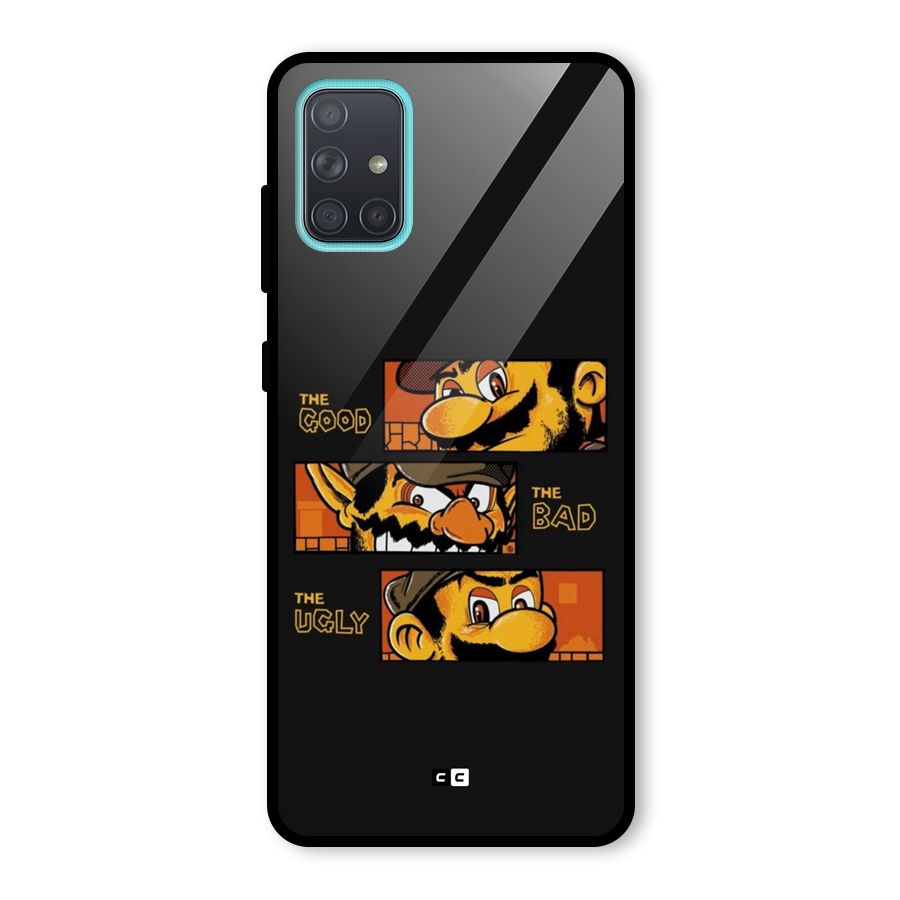 The Good Bad Ugly Glass Back Case for Galaxy A71