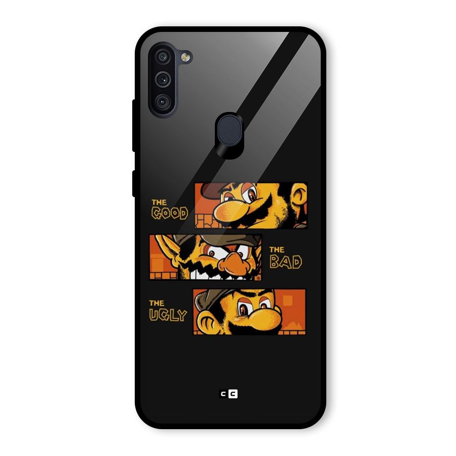 The Good Bad Ugly Glass Back Case for Galaxy M11