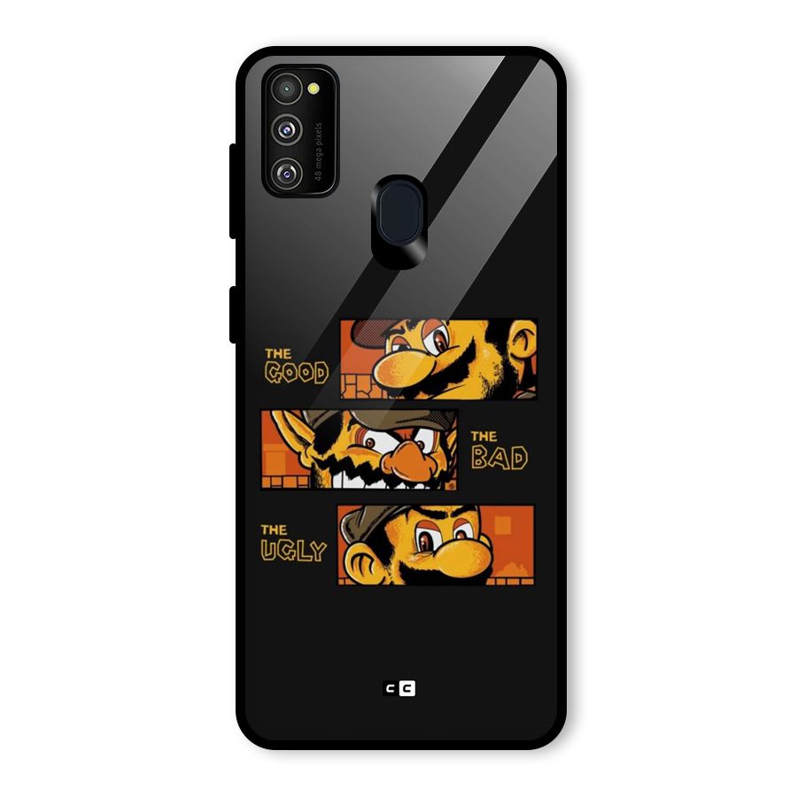 The Good Bad Ugly Glass Back Case for Galaxy M21