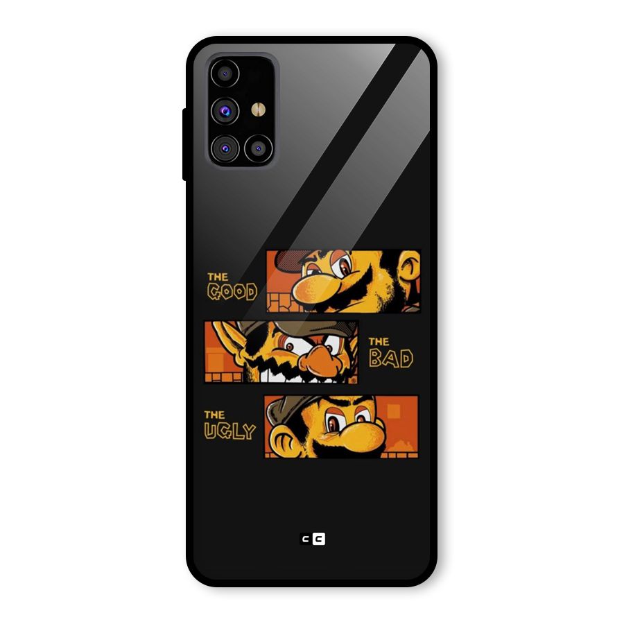 The Good Bad Ugly Glass Back Case for Galaxy M31s