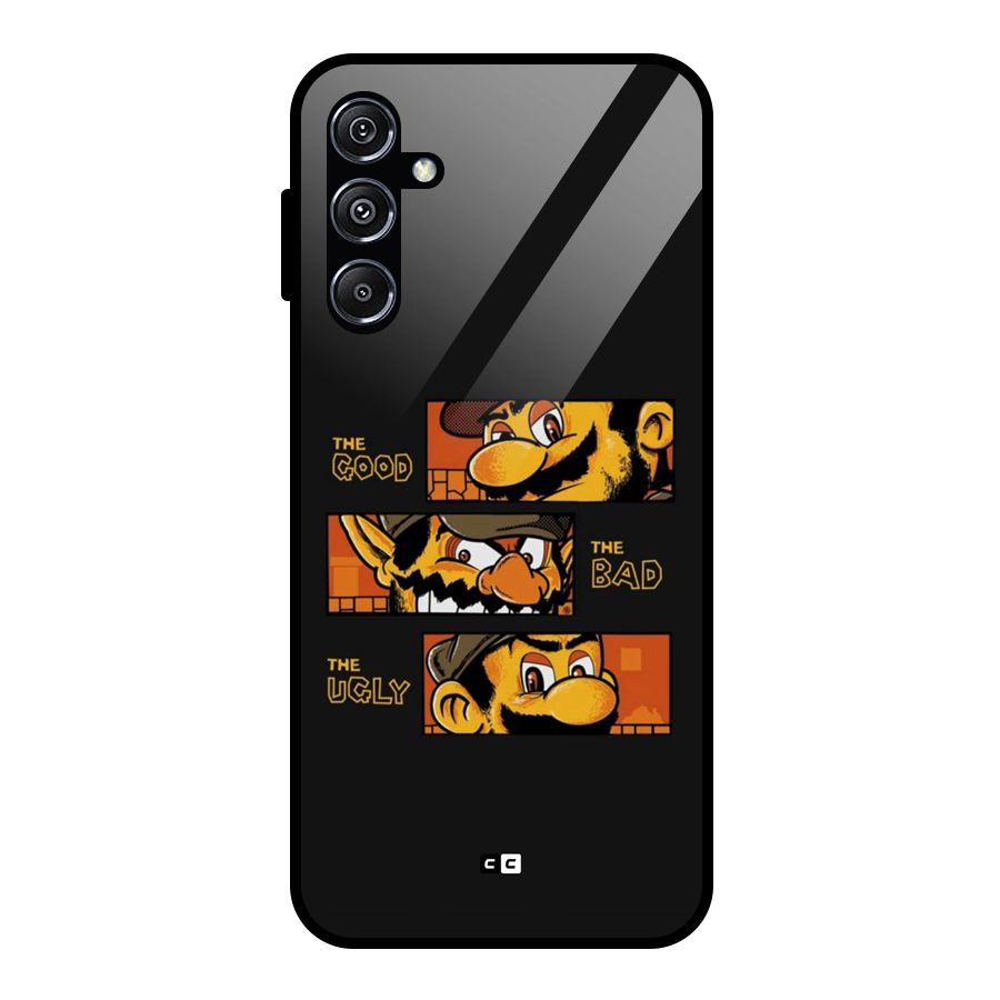The Good Bad Ugly Glass Back Case for Galaxy M34 5G