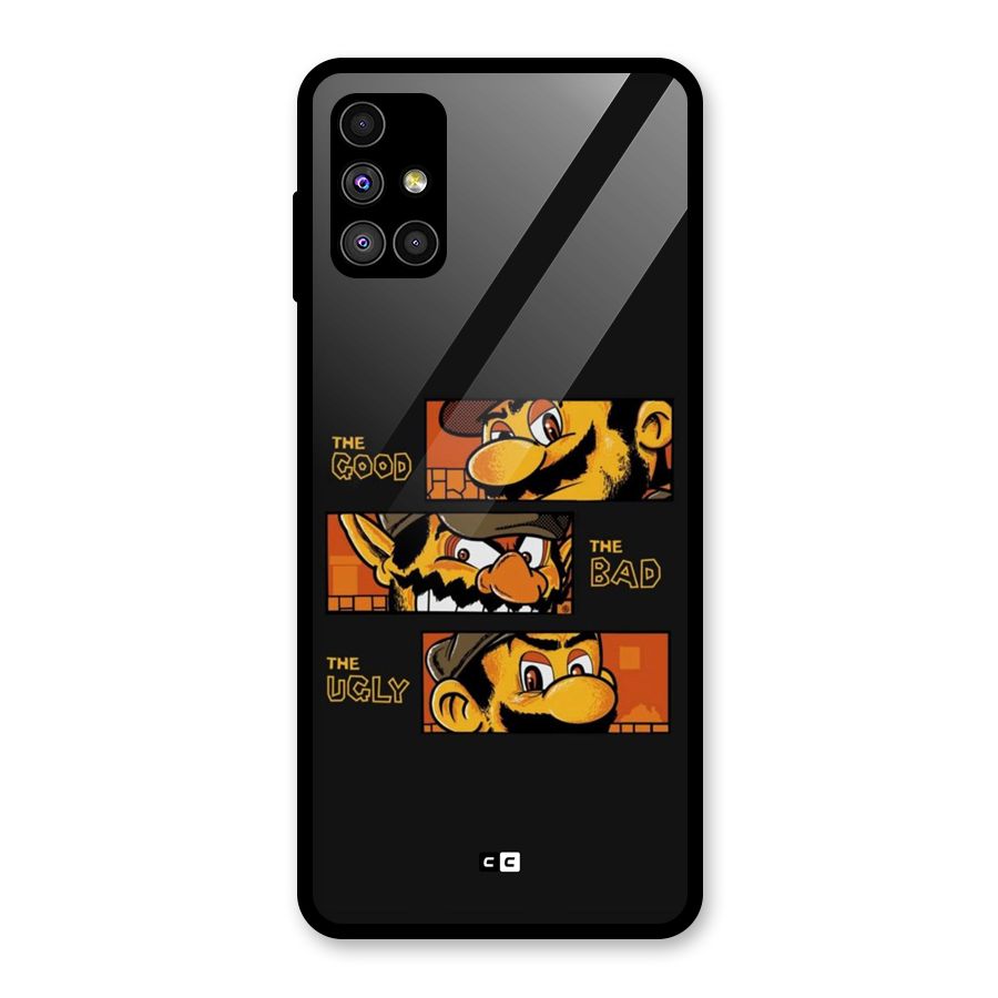 The Good Bad Ugly Glass Back Case for Galaxy M51