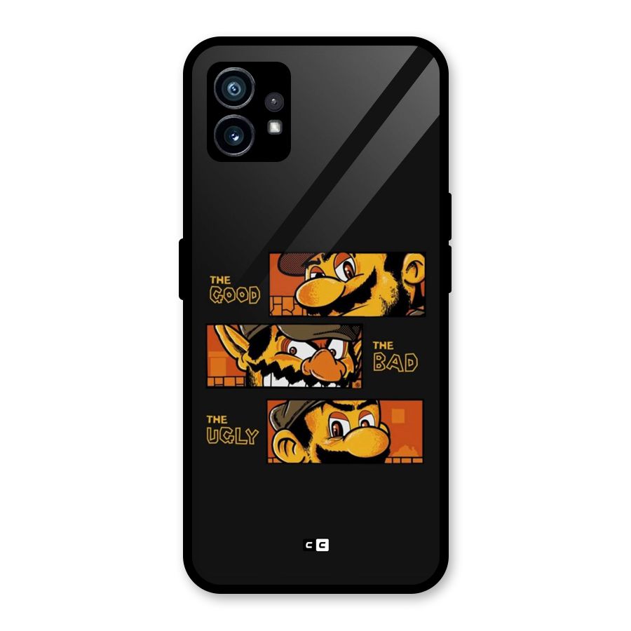 The Good Bad Ugly Glass Back Case for Nothing Phone 1