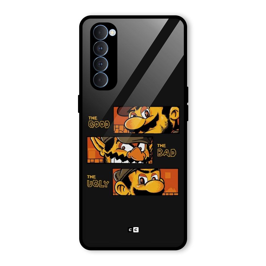 The Good Bad Ugly Glass Back Case for Oppo Reno4 Pro