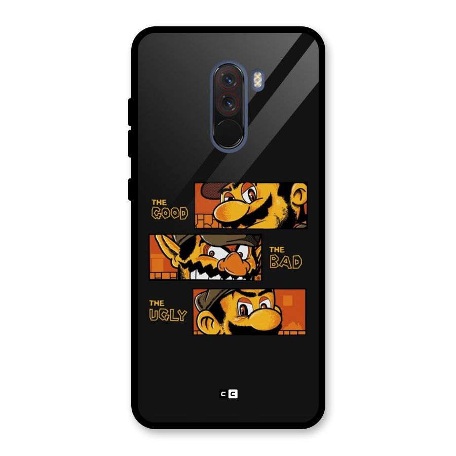 The Good Bad Ugly Glass Back Case for Poco F1