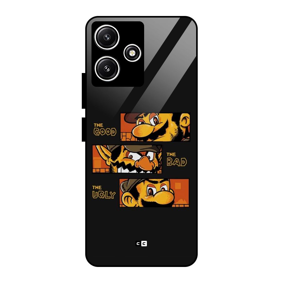 The Good Bad Ugly Glass Back Case for Poco M6 Pro