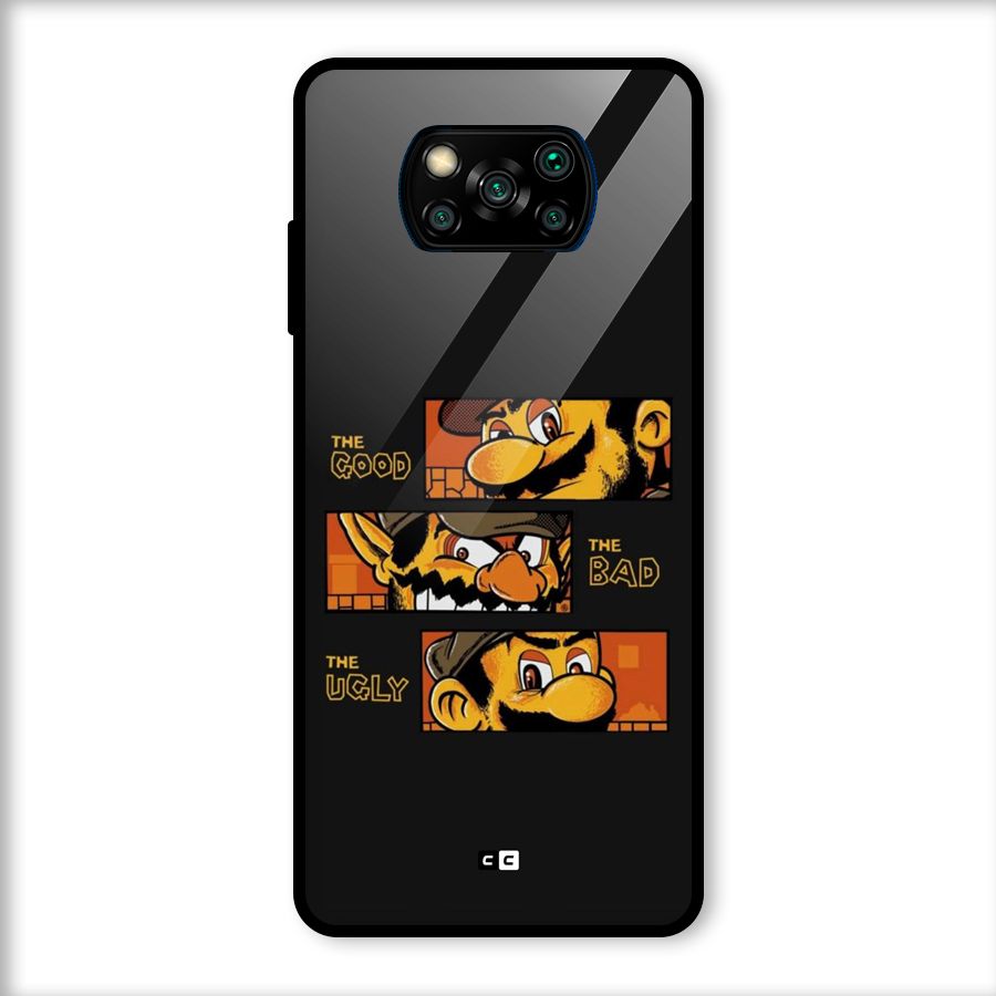 The Good Bad Ugly Glass Back Case for Poco X3